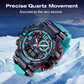 📢📢40% OFF !! ⏰ Multifunctional Waterproof LED Digital Watch – 50M, Dual Movement, Stopwatch 🌙