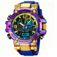 📢📢40% OFF !! ⏰ Multifunctional Waterproof LED Digital Watch – 50M, Dual Movement, Stopwatch 🌙