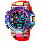 📢📢40% OFF !! ⏰ Multifunctional Waterproof LED Digital Watch – 50M, Dual Movement, Stopwatch 🌙