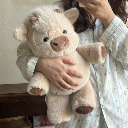 📢📢 60 %  OFF !! ⏰Adorable & Furry Highland Cattle Soft Toy