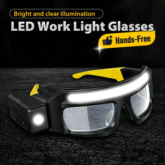 📢📢60 %  OFF !! ⏰Hands-Free LED Work Light Glasses