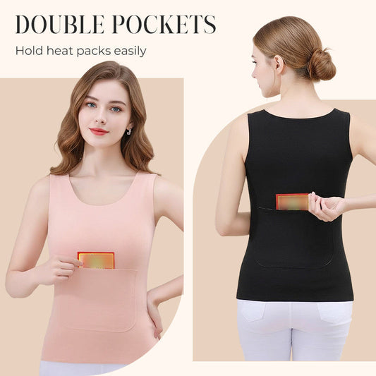 📢📢60 %  OFF !! ⏰ Women’s Thermals Base Layer Tank Top