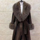 📢📢60 %  OFF !! ⏰Women's Leopard Print Fluffy Faux Fur Coat with Belt🧥