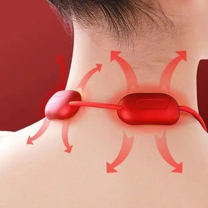 📢📢50 %  OFF !! ⏰Portable Pendant Neck Massager with Heat