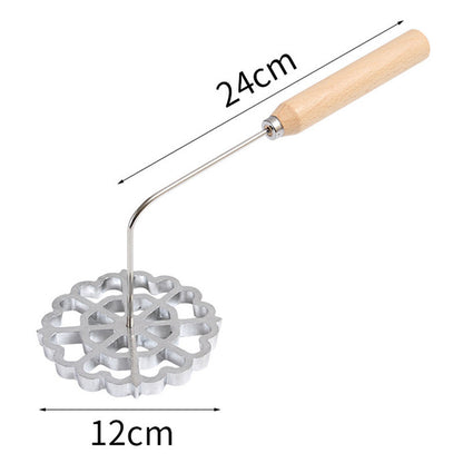 📢📢50 %  OFF !! ⏰Aluminum Flower Frying Mold with Handle