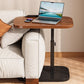 📢📢40% OFF!! ⏰C-Shape Side Table with 360° Swivel Tray & Height Adjustable 45–80cm