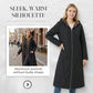 📢📢60 %  OFF !! ⏰Women’s Vintage Fuzzy-Lined Long Coat With Hood🧥