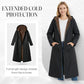 📢📢60 %  OFF !! ⏰Women’s Vintage Fuzzy-Lined Long Coat With Hood🧥