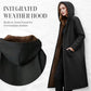 📢📢60 %  OFF !! ⏰Women’s Vintage Fuzzy-Lined Long Coat With Hood🧥