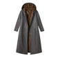 📢📢60 %  OFF !! ⏰Women’s Vintage Fuzzy-Lined Long Coat With Hood🧥