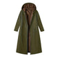 📢📢60 %  OFF !! ⏰Women’s Vintage Fuzzy-Lined Long Coat With Hood🧥