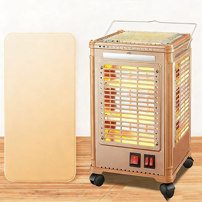 📢📢60 %  OFF !! ⏰5 Sides Portable Electric Heater with BBQ Grill Top