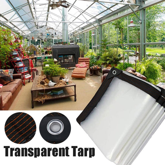 📢📢50%  OFF !!! ⏰Heavy-Duty Transparent Waterproof Insulated Tarp