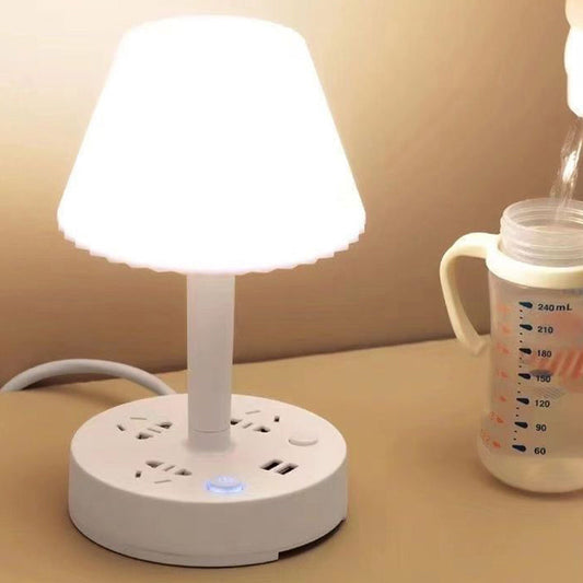 📢📢50%  OFF !! ⏰Table Lamp with USB Port and Outlet