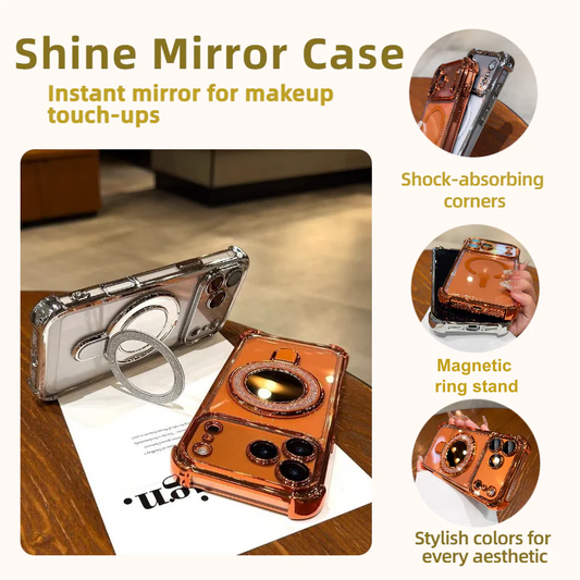 📢📢60 %  OFF !! ⏰Magnetic Phone Case with Built-In Mirror