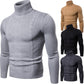 📢📢Final Sale - Limited Sizes⏰70 % OFF⏰ Men's Slim Fit Cable Knit Turtleneck Sweater