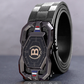 📢📢50%  OFF !! ⏰Leather belt for men with elegant crocodile leather pattern, with automatic buckle and made of cowhide.