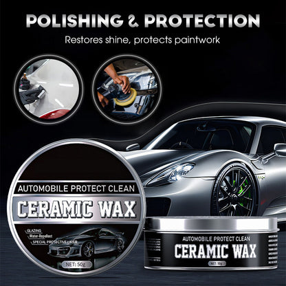 📢📢Buy 5 get 5 free⏰2-in-1 polishing and protective titanium ceramic wax paste