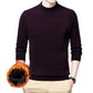 📢📢60%  OFF !! ⏰Men's Thermal Lined Mock Neck Sweater
