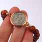 📢📢60%  OFF !! ⏰🛡️A Guardian's Companion✨Natural Wooden Bead St. Benedict Bracelet🎁Adjustable, Suitable for Both Men and Women