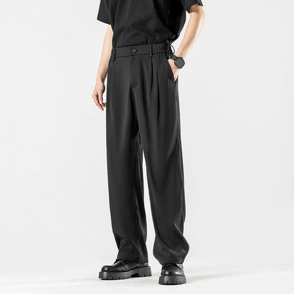 📢📢60%  OFF !! ⏰Men's Casual Iron-Free Ice Silk Loose Fit Pants