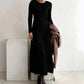📢📢60%  OFF !! ⏰Women's Long Sleeve Cable-Knit Sweater Midi Dress