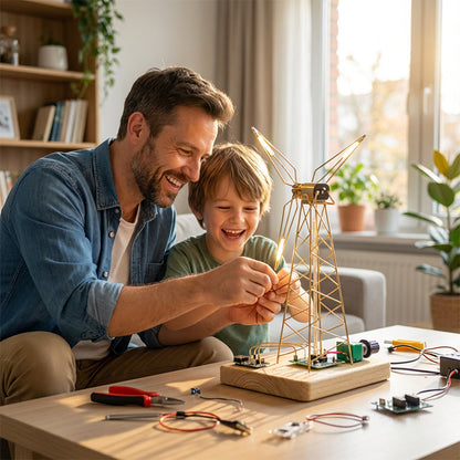 📢📢60%  OFF !! ⏰DIY Retro Windmill Night Light Kit