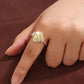 Elegant Virgin Mary Emblem Ring