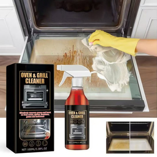 📢📢Buy 5 get 5 free⏰ Oven & Grill Cleaner Spray – Dissolves Grease in 5 Mins, No Scrubbing & Eliminates Odors