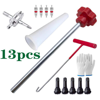 📢📢50%  OFF !! ⏰Quick Change Car Tire Valve Tool Kit