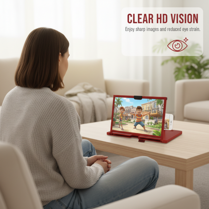 📢📢50%  OFF !!!⏰ Ease Eye Strain, Make Screen “Bigger” | HD Phone Magnifier for Easier Viewing🎬✨