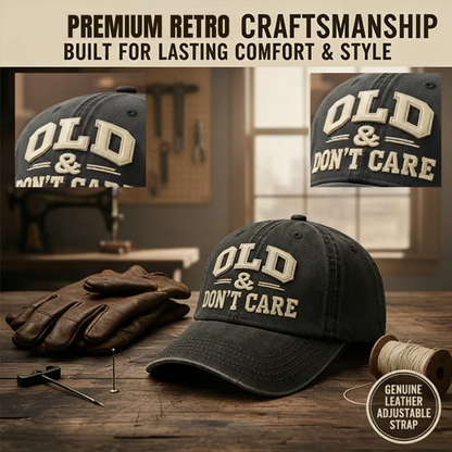 📢📢50%  OFF !! ⏰Unisex Adjustable Retro Slogan Baseball Cap
