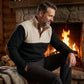 📢📢50%  OFF !! ⏰Hot Sale Offers-Men's Colorblock Button-Neck Sweater