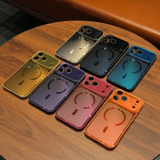 📢📢 50% Off!!⏰Magnetic Matte Case with Camera Guard | Non-Slip & Perfect Protection – Stylish & Functional! 📱