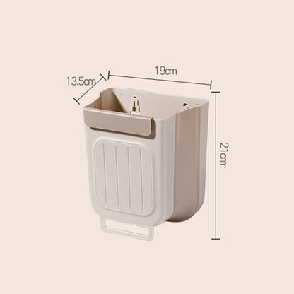 🗑️ 30% OFF NOW! 🧺 Multipurpose Hanging Collapsible Trash Can for Kitchen – Space-Saving, Durable & Perfect for Peels, Waste & Recycling ♻️