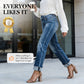 📢📢50%  OFF !!⏰Women's High-Waist Straight-Leg Stretch Jeans