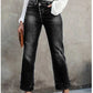 📢📢50%  OFF !!⏰Women's High-Waist Straight-Leg Stretch Jeans