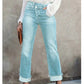 📢📢50%  OFF !!⏰Women's High-Waist Straight-Leg Stretch Jeans