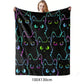 Cozy Cat-Themed All-Season Throw Blanket（50% OFF）