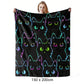 Cozy Cat-Themed All-Season Throw Blanket（50% OFF）