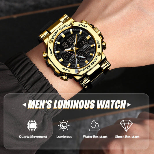📢📢50%  OFF !! ⏰Men's Multifunction Waterproof Luminous Watch⌚