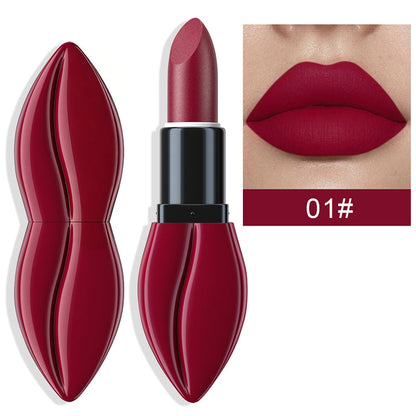 📢📢50%  OFF !! ⏰Long-Lasting Lip-Shaped Matte Lipstick