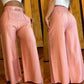 📢📢50%  OFF !! ⏰Women's High-Waist Wide-Leg Trousers with Belt Accent