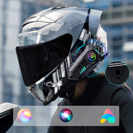 📢📢50%  OFF !! ⏰Motorcycle Bluetooth Headset for Half/Full Face Helmet