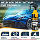 3‑in‑1 SiO₂ Ceramic Quick Coat Spray – Waterless Wash, Streak‑Free Gloss & Rain‑Beading Shield