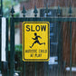📢📢Buy 2 get 1 free⏰Slow Autistic Child At Play Warning Sign