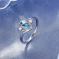 ✨Buy 1 Get 1 Free🔥Geometric Oval Ring with Zirconia Accents💍