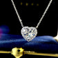 📢📢50%  OFF !! ⏰Heart-Shaped Crystal Necklace & Earring Set