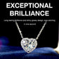 📢📢50%  OFF !! ⏰Heart-Shaped Crystal Necklace & Earring Set
