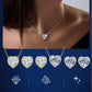 📢📢50%  OFF !! ⏰Heart-Shaped Crystal Necklace & Earring Set